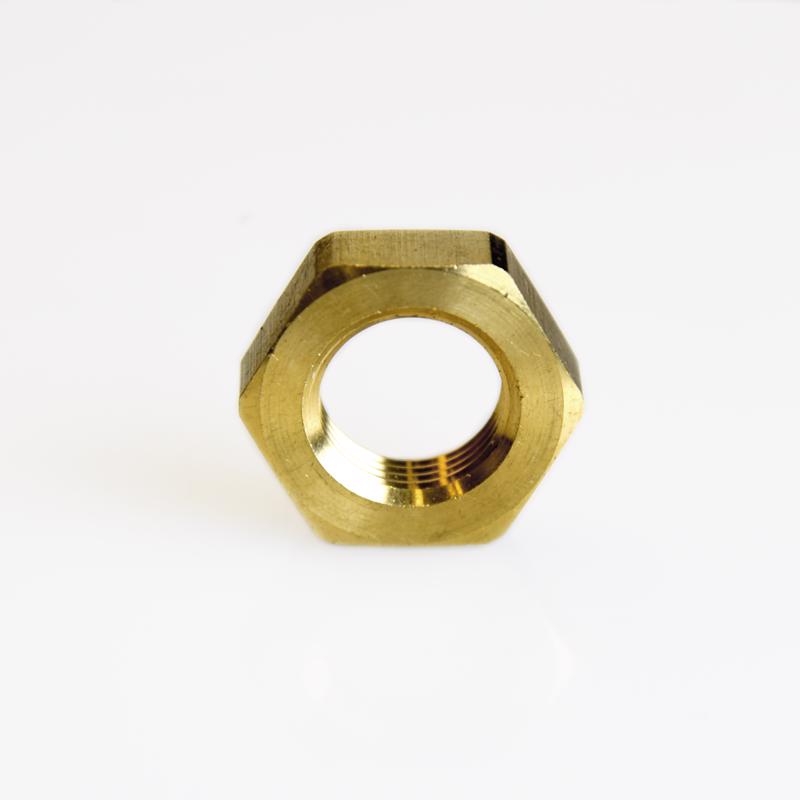 ATC Pipe Lock Nut 3/8 in. Yellow Brass 1 pc