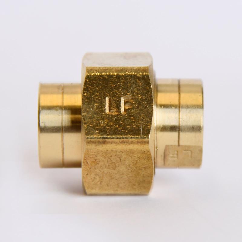 ATC 1/4 in. FPT X 1/4 in. D FPT Yellow Brass Union