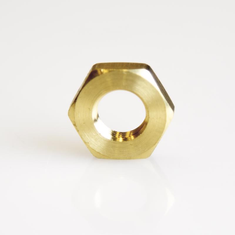 ATC Pipe Lock Nut 1/8 in. Yellow Brass 1 pc