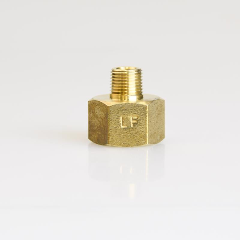 ATC 3/8 in. FPT X 1/8 in. D MPT Brass Reducing Coupling