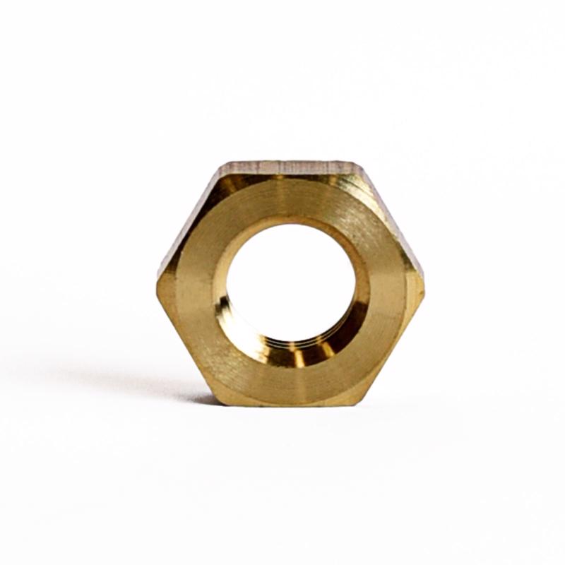 ATC Pipe Lock Nut 1/4 in. Yellow Brass 1 pc