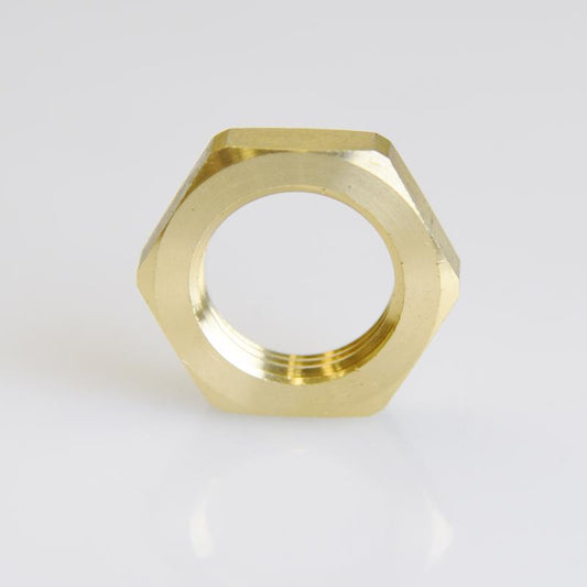 ATC Pipe Lock Nut 1/2 in. Yellow Brass 1 pc