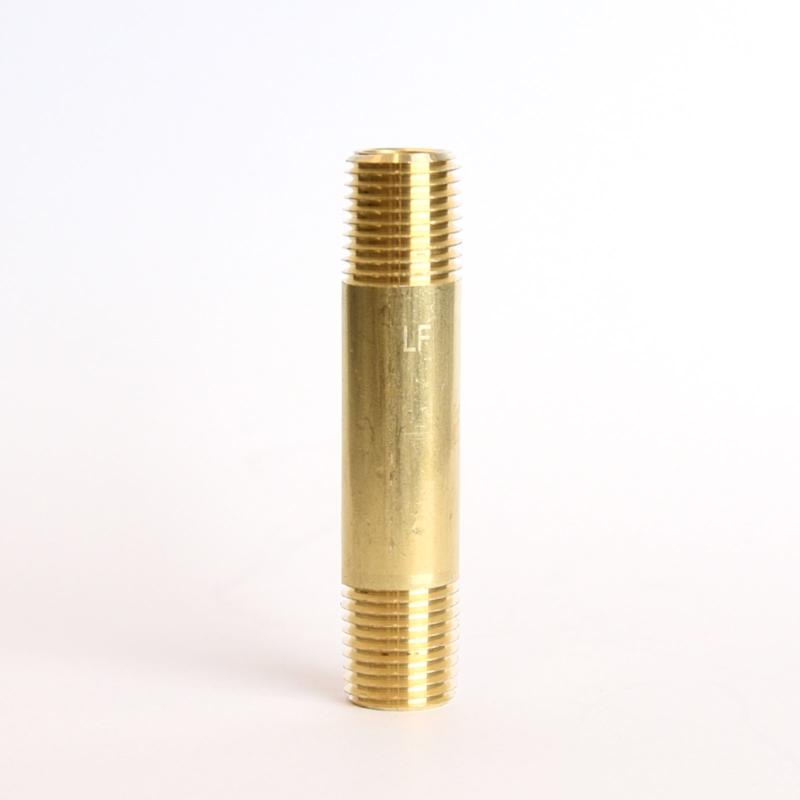 ATC 1/4 in. MPT X 1/4 in. D MPT Yellow Brass Nipple 2-1/2 in. L