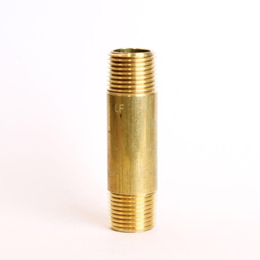 ATC 1/2 in. MPT X 1/2 in. D MPT Yellow Brass Nipple 3 in. L