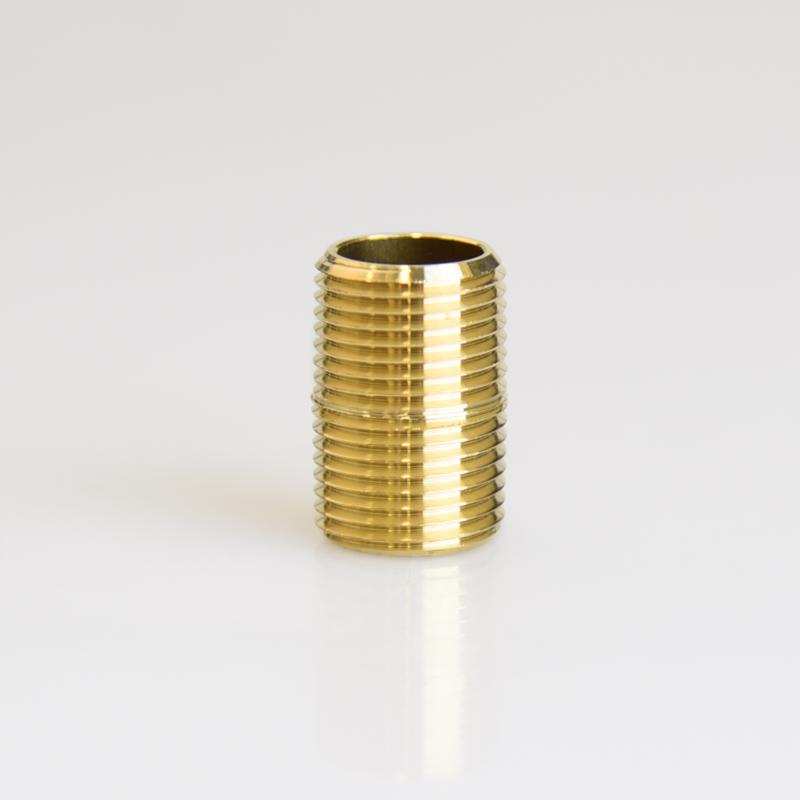 ATC 3/8 in. MPT Brass Close Nipple