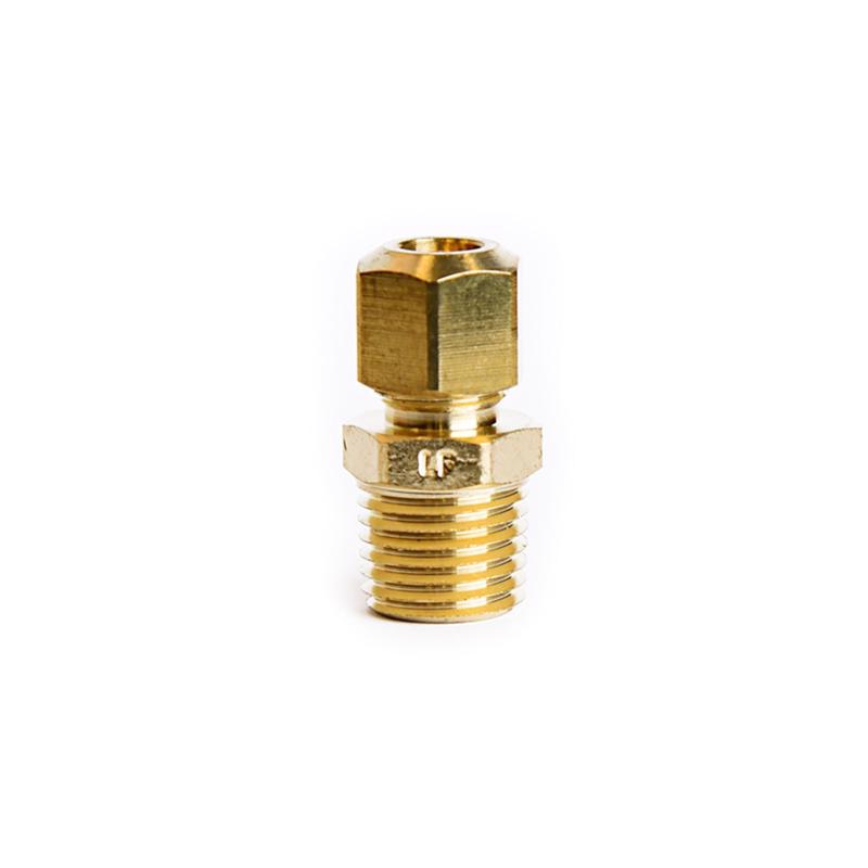 ATC 1/4 in. Compression X 1/4 in. D Male Brass Connector