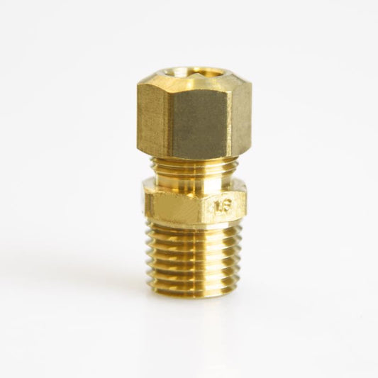 ATC 5/16 in. Compression X 1/4 in. D MIP Brass Connector