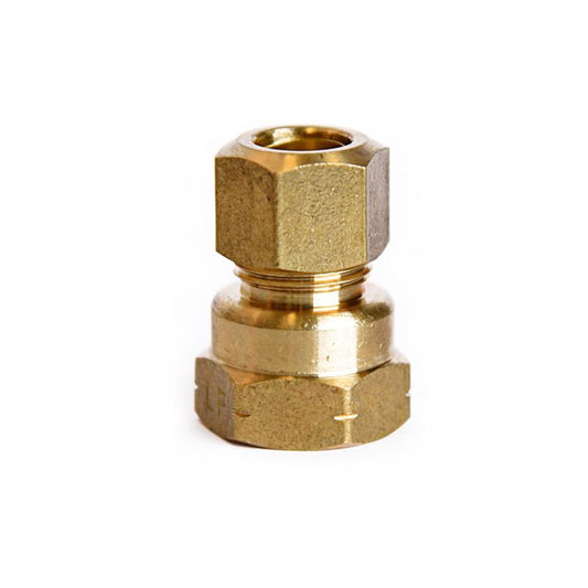 ATC 3/8 in. Compression in. X 3/8 in. D FPT Brass Coupling