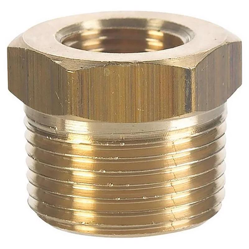 ATC 3/8 in. MPT X 1/4 in. D FPT Brass Hex Bushing