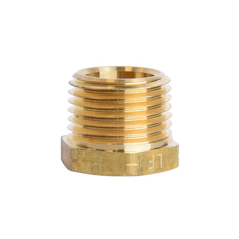 ATC 1/2 in. MPT X 3/8 in. D FPT Brass Hex Bushing