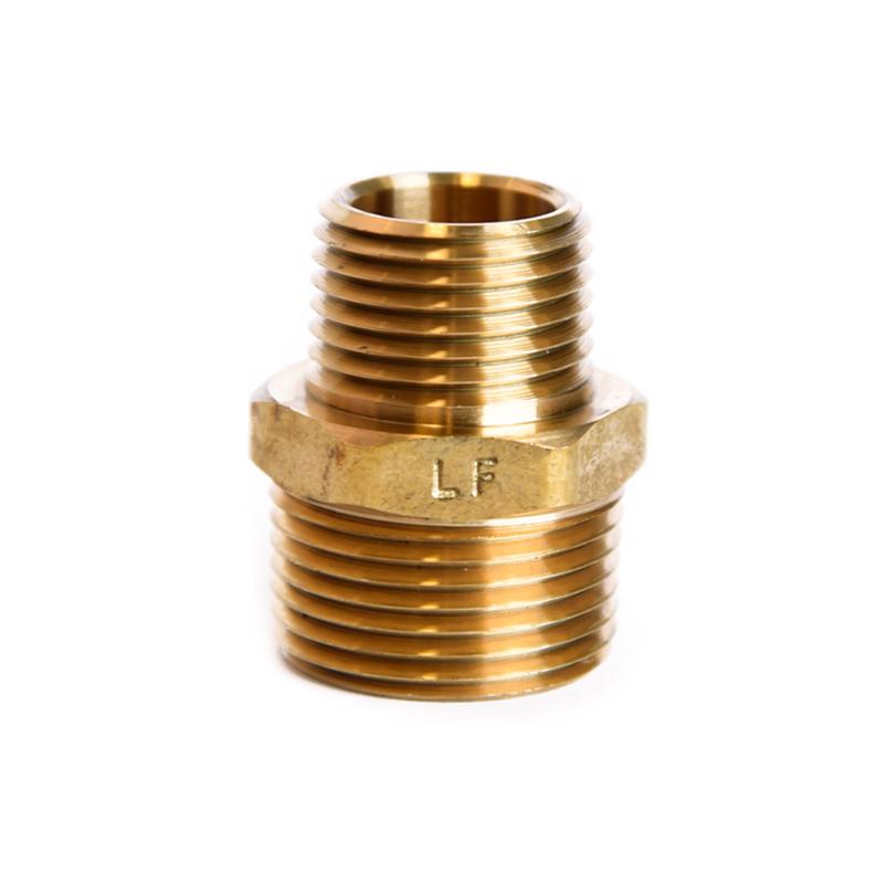 ATC 3/4 in. MPT X 1/2 in. D MPT Brass Reducing Hex Nipple