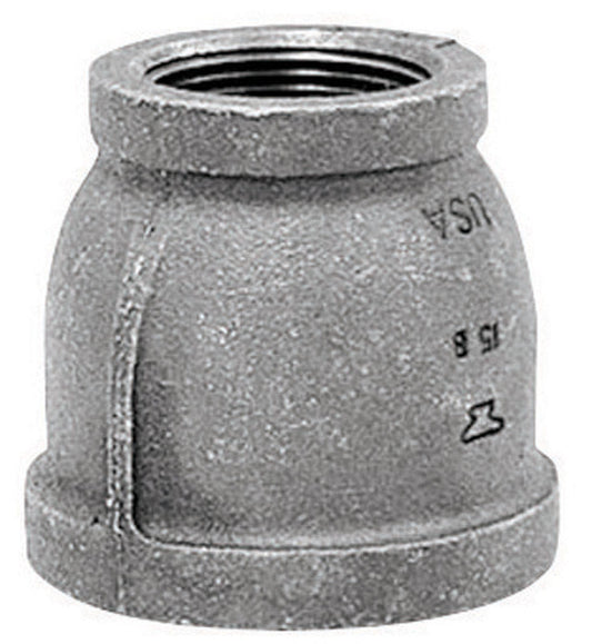 Anvil 2 in. FPT X 1-1/4 in. D FPT Black Malleable Iron Reducing Coupling