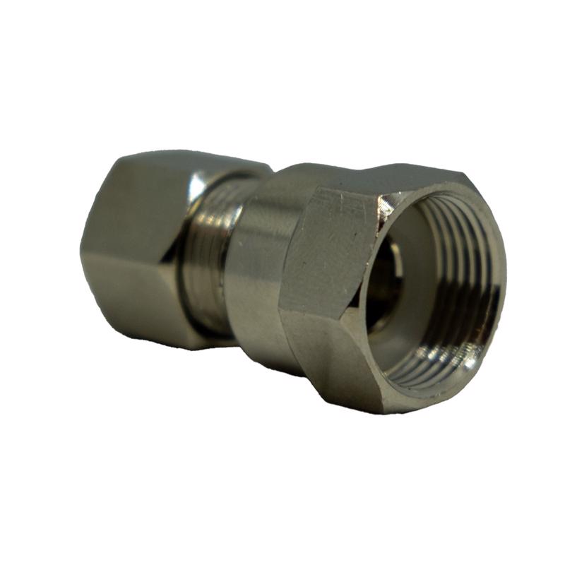 Anderson Metals 1/2 in. Female Compression in. X 3/8 in. D Male Compression Brass Adapter
