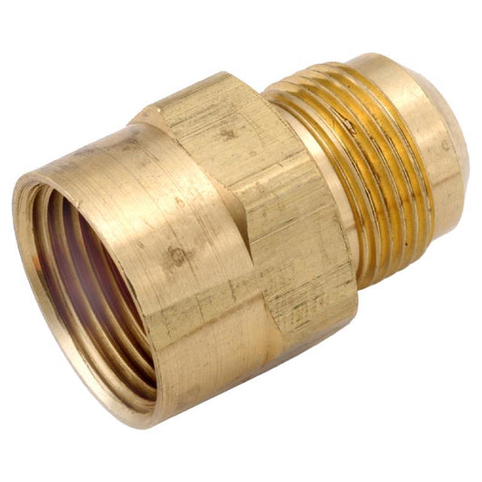Anderson Metals 15/16 in. Flare in. X 3/4 in. D FIP Brass Coupling