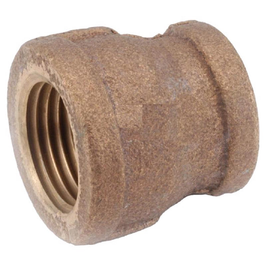 Anderson Metals 1 in. FIP in. X 3/4 in. D FIP Brass Reducing Coupling