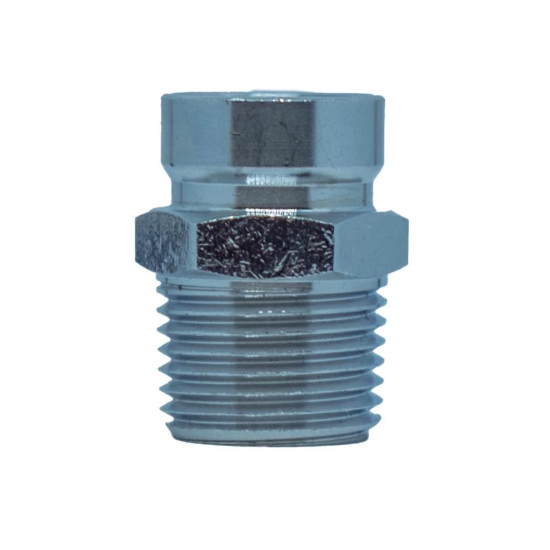 Anderson Metals 1/2 in. MPT in. X 3/8 in. D Female Compression Chrome Adapter