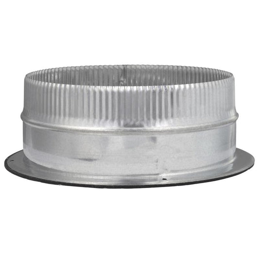 Imperial 10 in. D 26 Ga. Galvanized Steel Duct Start Collar