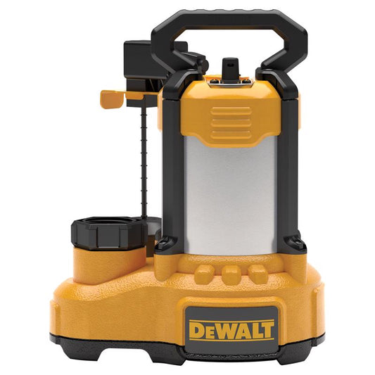 DeWalt 1/2 HP 6100 gph Stainless Steel Vertical Float Switch AC Submersible Sump Pump 10 ftÂ³