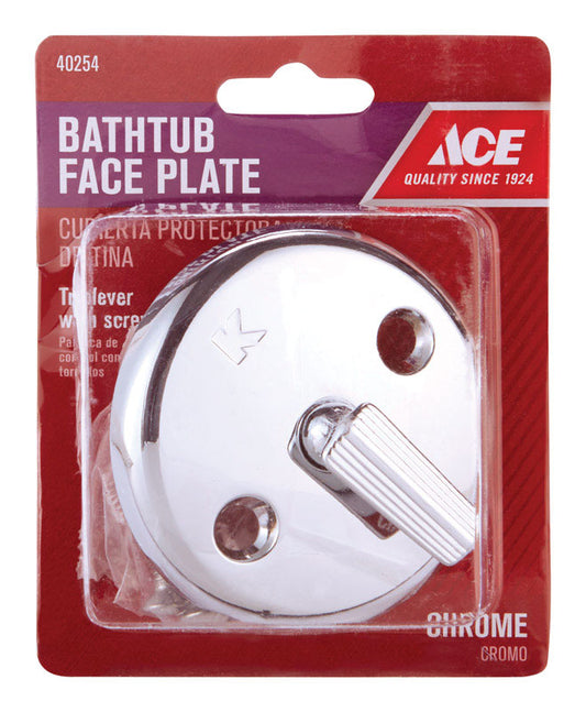 Ace Chrome Trip Lever Face Plate