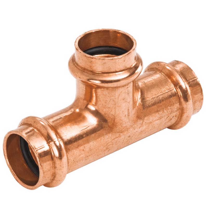 NIBCO Press System 1-1/4 in. Press X 1-1/4 in. D Press Wrought Copper Tee 1 pk