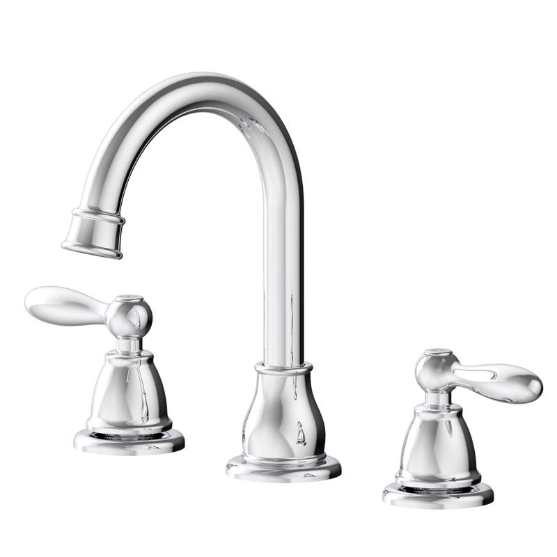 OakBrook Jennifer Chrome Traditional Widespread Bathroom Sink Faucet 8 in.