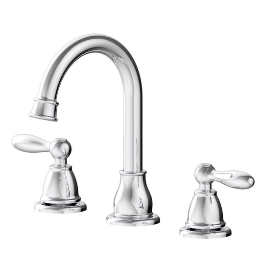 OakBrook Jennifer Chrome Traditional Widespread Bathroom Sink Faucet 8 in.