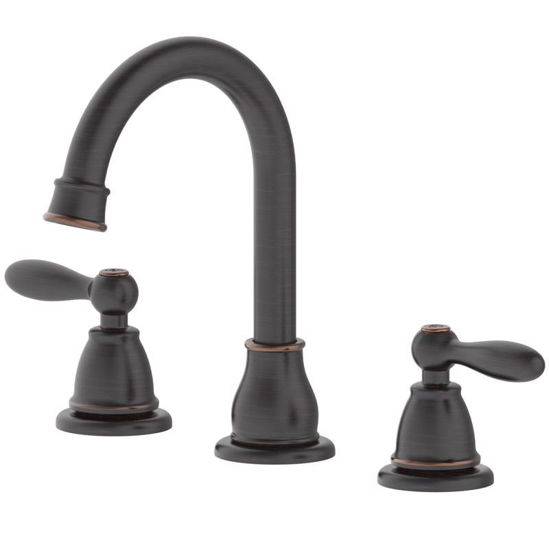 OakBrook Jennifer Oil Rubbed Bronze Traditional Widespread Bathroom Sink Faucet 8 in.