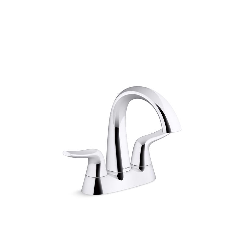 Sterling Endusk Chrome Transitional Centerset Bathroom Sink Faucet 4 in.