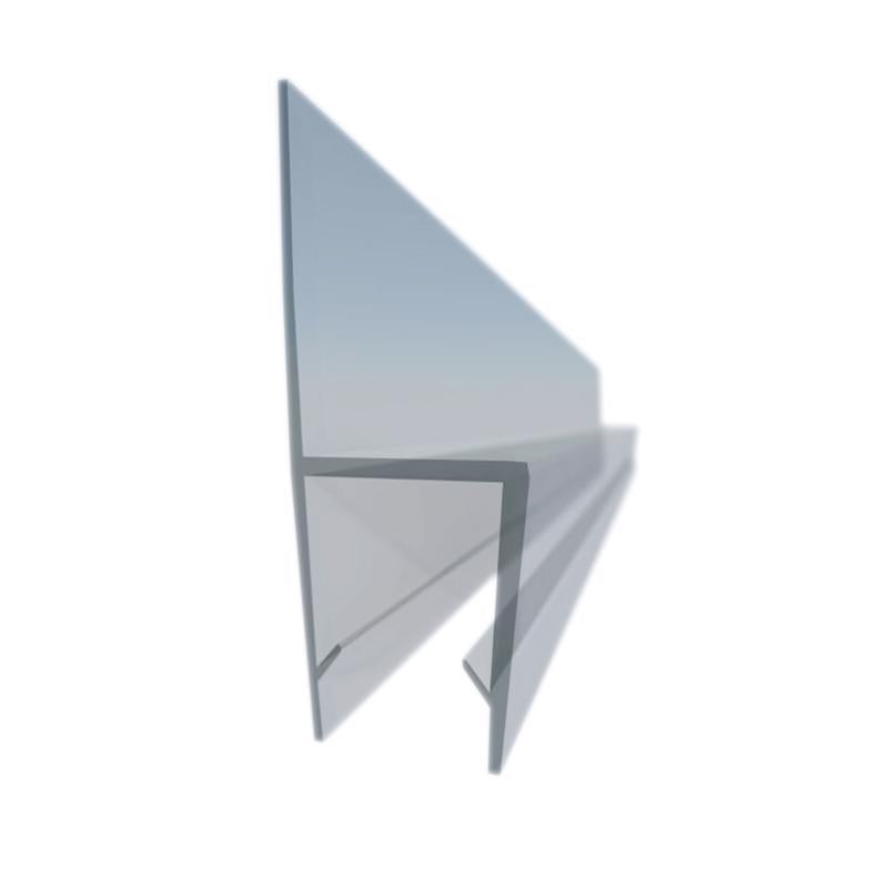 The Water Stopper 72 in. H X 2 in. W Clear Shower Door Sweep