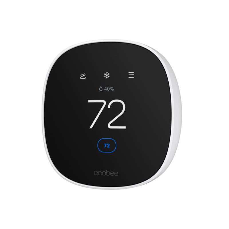Ecobee Built In WiFi Heating and Cooling Touch Screen Smart-Enabled Thermostat