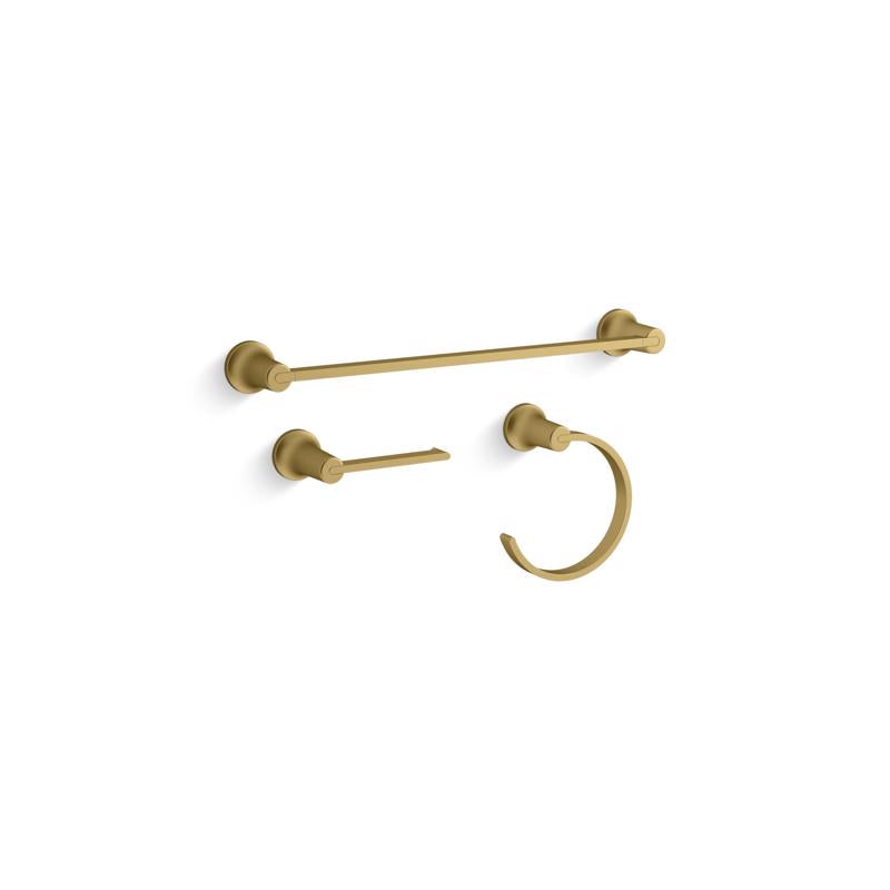 Kohler Sivaro Brushed Gold Accessory Kit Steel