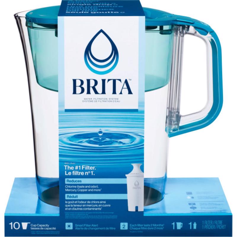 Brita Tahoe 10 cups Blue/Clear Water Filter Pitcher