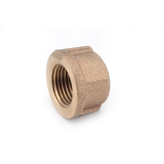 Anderson Metals 3/8 in. FPT in. Red Brass Cap