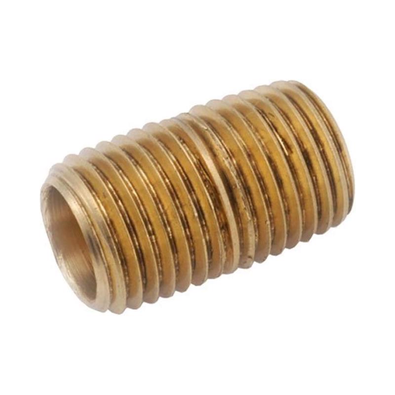 Anderson Metals 1/4 in. MPT in. X 1/4 in. D MPT Red Brass Close Nipple 0.87 in. L