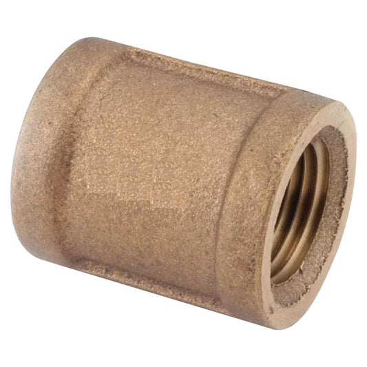 Anderson Metals 3/4 in. FPT in. X 3/4 in. D FPT Red Brass Coupling