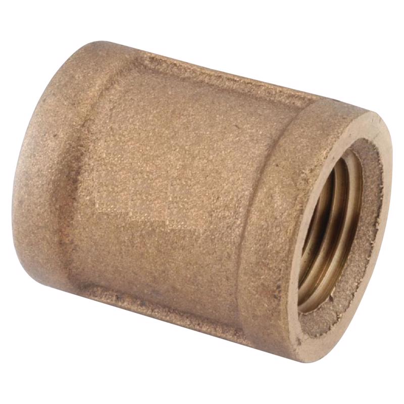 Anderson Metals 1 in. FPT in. X 1 in. D FPT Red Brass Coupling
