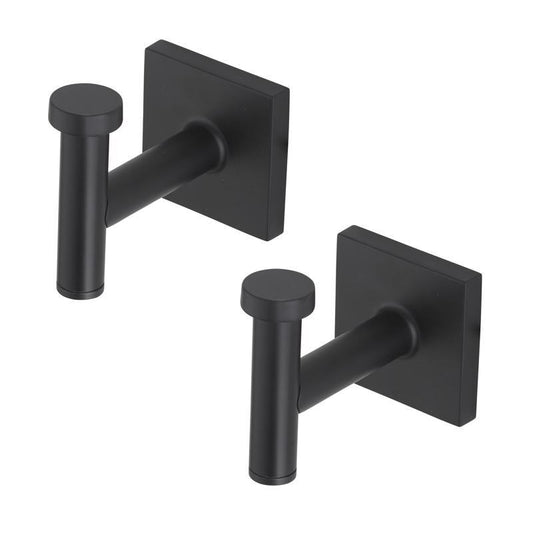 Oakbrook Matte Black Double Robe Hook