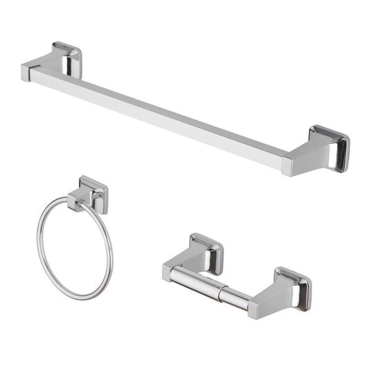 Oakbrook Chrome Chrome Zinc Bath Accessory Set