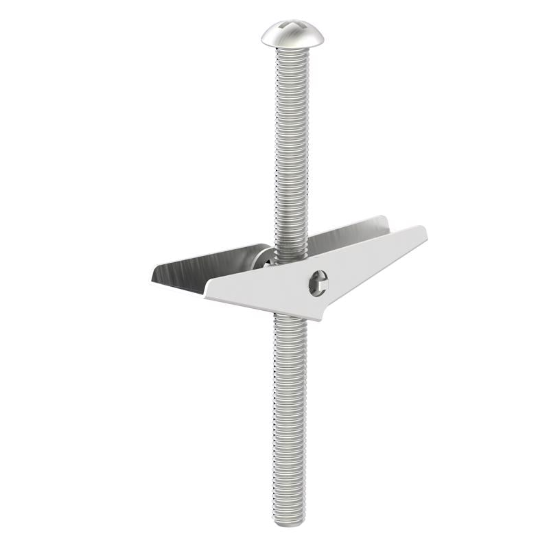 OakBrook 3 in. L Stainless Steel Grab Bar Anchor