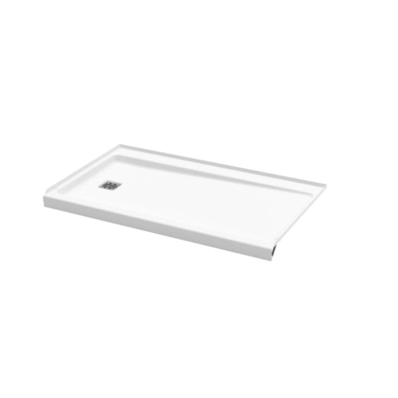 Bootz 3 in. H X 30 in. W X 60 in. L White Shower Base