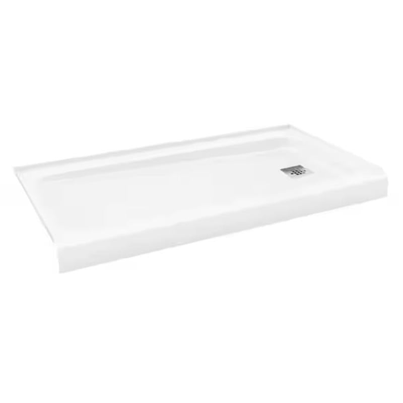 Bootz 3 in. H X 30 in. W X 60 in. L White Shower Base