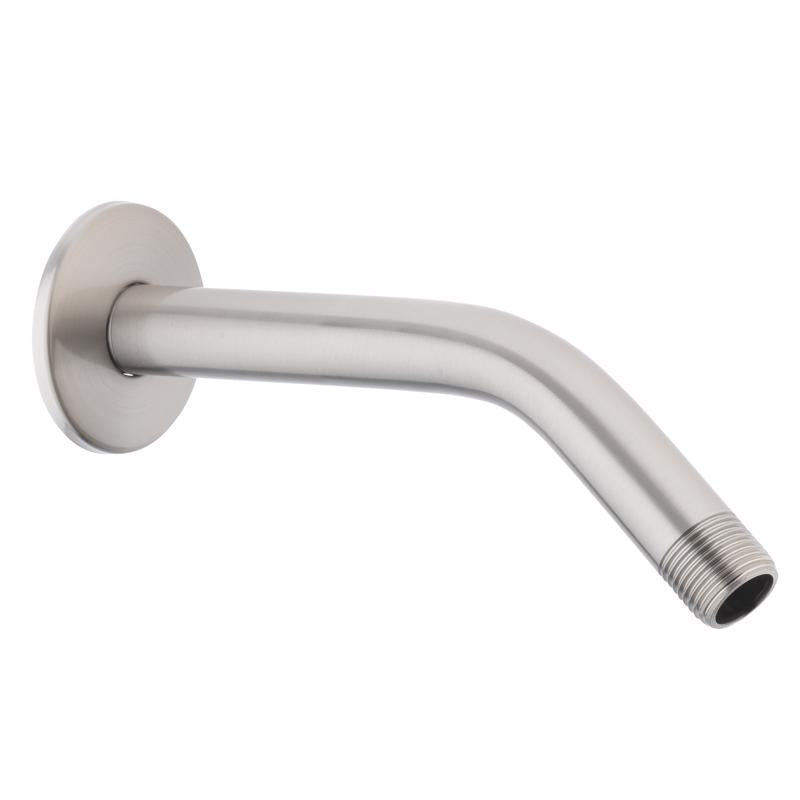 Oakbrook Brushed Nickel Stainless Steel Shower Arm and Flange