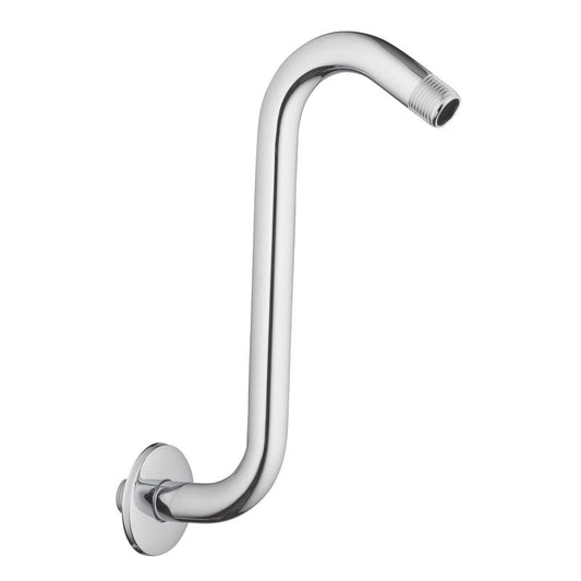 Oakbrook Chrome Stainless Steel Shower Arm and Flange