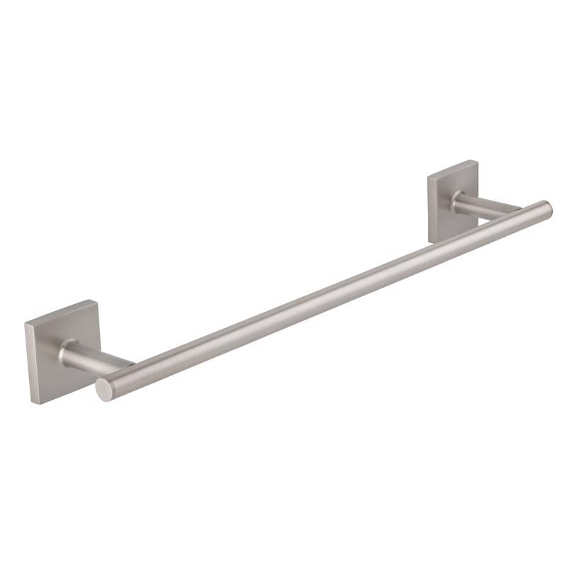 Oakbrook Brushed Nickel Towel Bar 18 in. L Die Cast Zinc