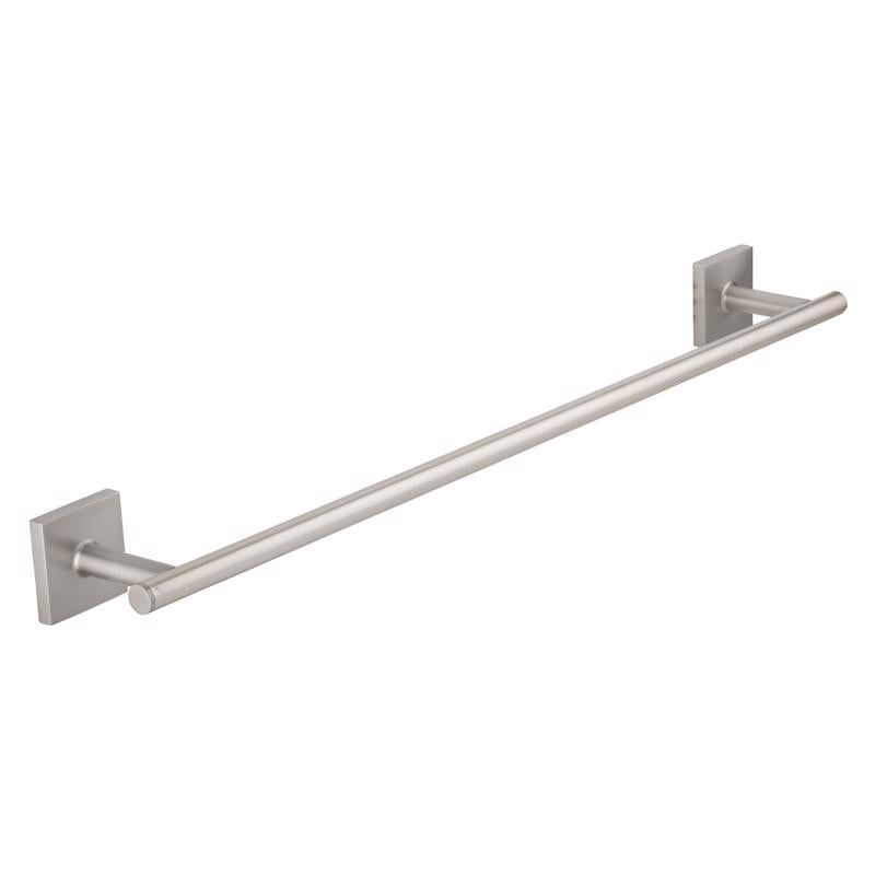 Oakbrook Brushed Nickel Towel Bar 24 in. L Die Cast Zinc
