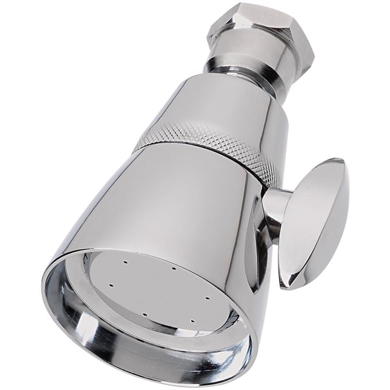 Oakbrook Chrome Brass 2 settings Wallmount Showerhead 1.5 gpm