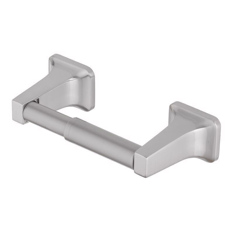 Oakbrook Brushed Nickel Metallic Toilet Paper Holder