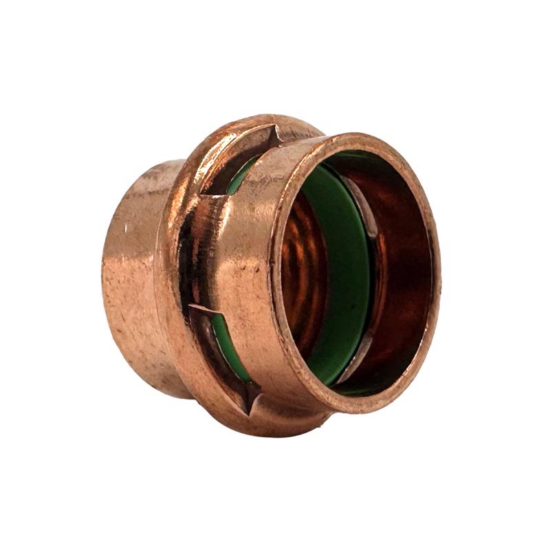 Quickfitting 3/4 in. Press in. Cap in. Copper Cap