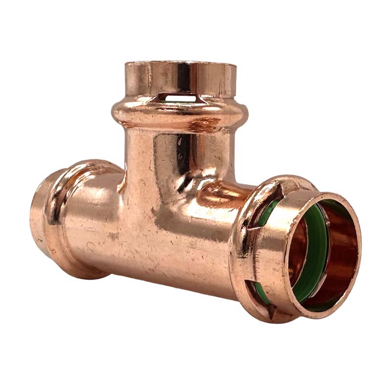 Quickfitting 1/2 in. Press in. X 1/2 in. D Press in. Copper Tee