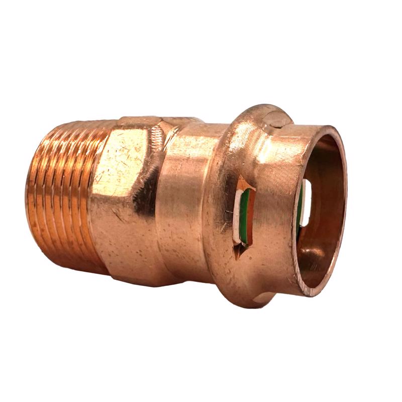 Quickfitting 3/4 in. Press in. X 3/4 in. D Male in. Copper Adapter